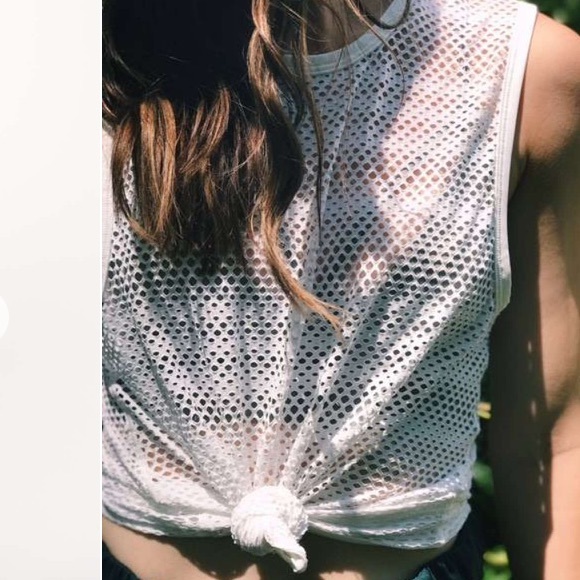 Lululemon Sweat Your Heart Out Tank White Size 10 - Picture 5 of 16